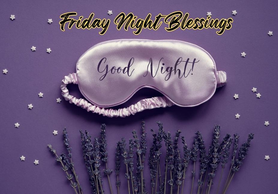 "Friday night blessings with mosque and stay grateful today message"