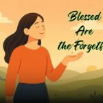 "Illustration showing the saying 'Blessed Are the Forgetful, for They Get the Better Even of Their Blunders' with a peaceful, reflective mood"