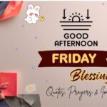 Friday Afternoon Blessings with yellow wildflowers in a golden field at sunset