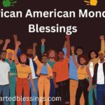 "Monday blessings for African American community showing unity and celebration with raised hands"